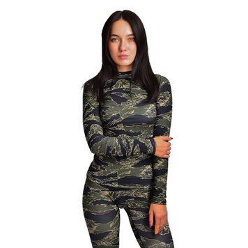 Жіночий Рашгард GIG Military. Tiger Stripes Camo S