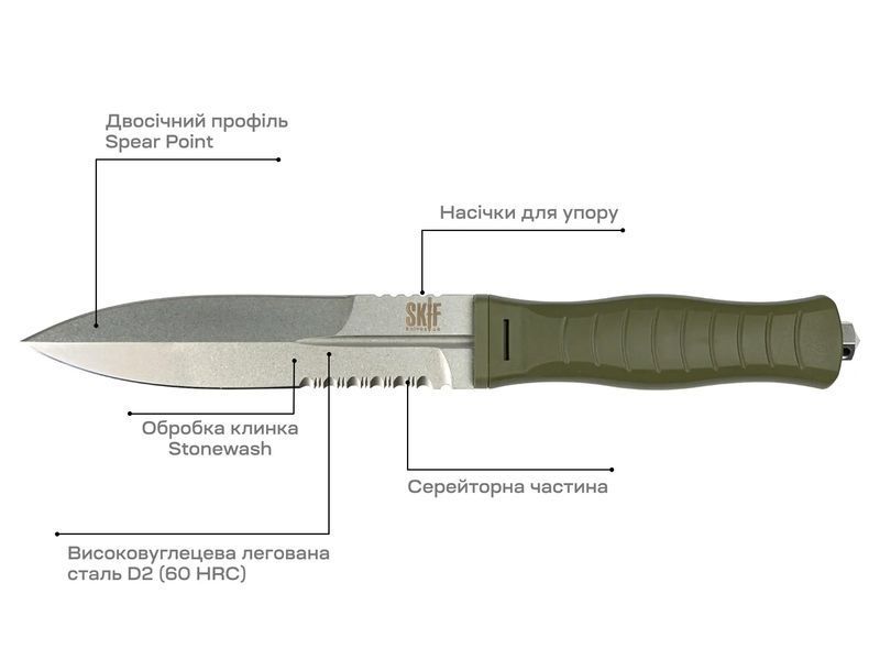 Ніж Skif Knives Neptune SW Olive