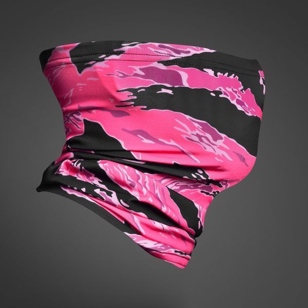 Дышащий бафф-шарф. Tiger Stripe Pink