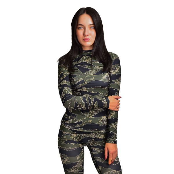 Женский Рашгард GIG Military. Tiger Stripes Camo 2XL