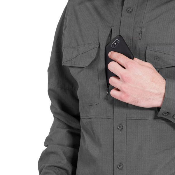 Тактическая рубашка Pentagon Plato Long Sleeve - Black 2XL