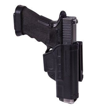 Кобура Fast Draw для Glock 17 із кліпсою - Military Grade Polymer - Чорний