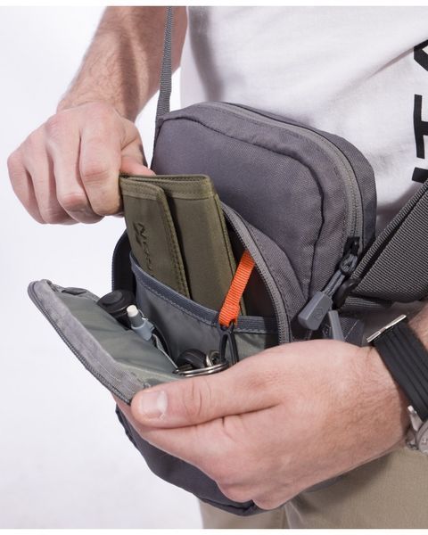 Плечевая сумка Kleos Messenger Wolf Grey