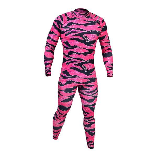 Чоловічий Рашгард GIG Military. Tiger Stripe Pink 2XL