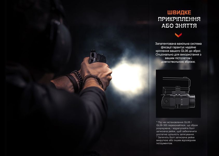 Ліхтар до пістолета Fenix ​​GL06