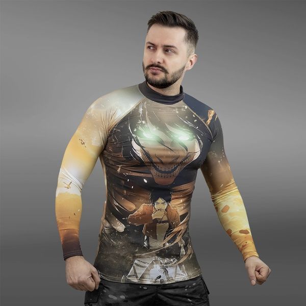 Мужской Рашгард GIG Military. Атака Титанов M