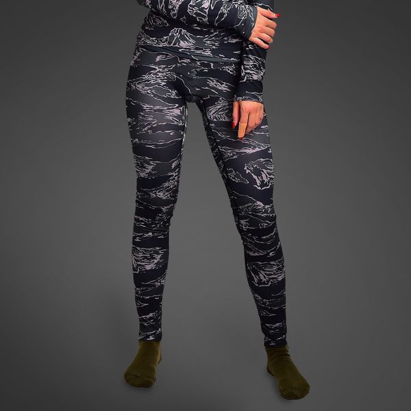 Жіночі лосини GIG Military. Black Tiger Stripes Camo S
