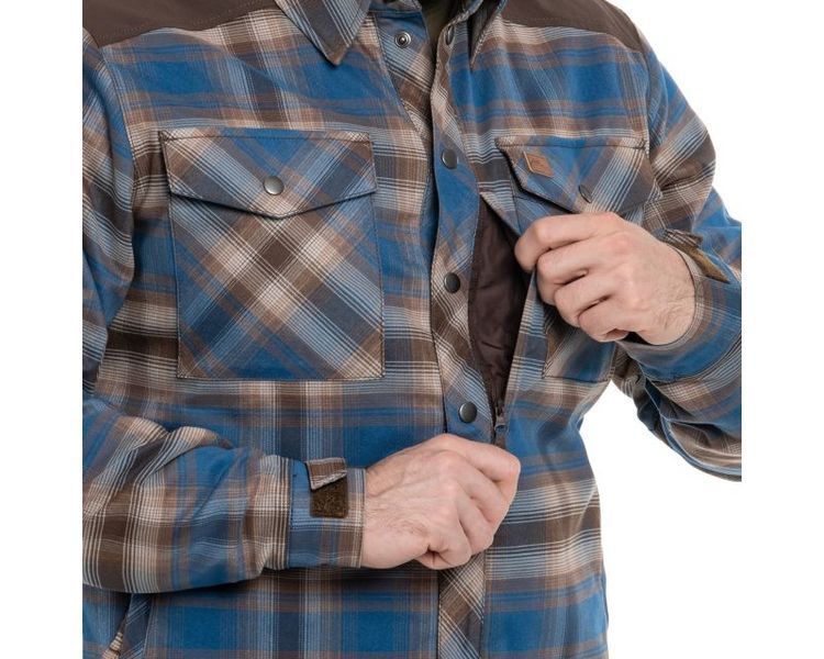 Сорочка Helikon Winter Warden Long Sleeve - Forest Blue Plaid S Regular