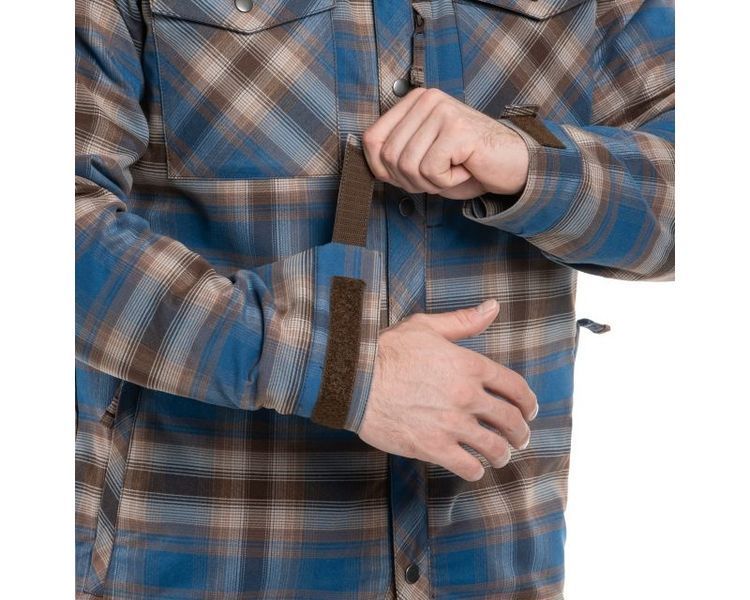 Сорочка Helikon Winter Warden Long Sleeve - Forest Blue Plaid S Regular