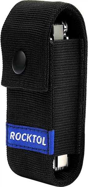 Мультитул Rocktol SK02VG 19-в-1 с титановым покрытием и нейлоновым чехлом в подарочной коробке.
