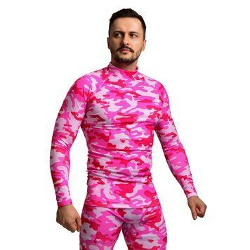 Мужской Рашгард GIG Military. Розовый Мультикам 3XL