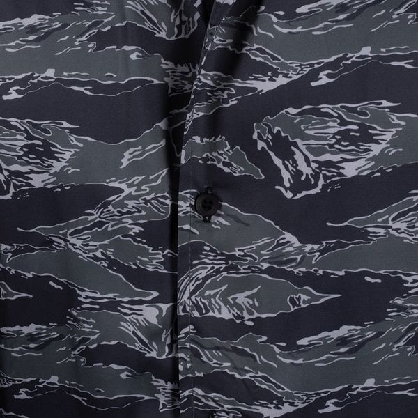 Гавайская рубашка GIG Surf. Black Tiger Stripes Camo L
