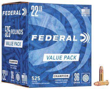 Патрон нарезной Federal Champion 22LR CPHP 2,33 г (36GR)