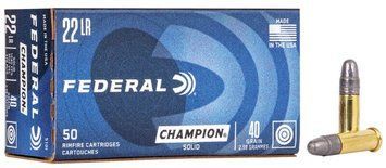 Патрон нарезной Federal Champion 22LR LRN 2,59 г (40GR)