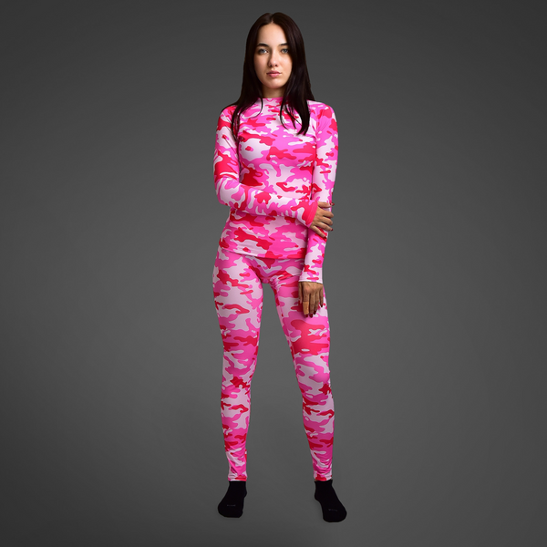 Женские лосины GIG Military. Розовый мультикам XS