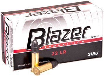 Патрон нарезной 21EU CCI 22LR BLAZER, куля LRN 40GR(2,6г)/376м/с50шт/10yп