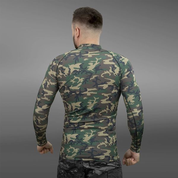 Чоловічий Рашгард GIG. Woodland Camo XL