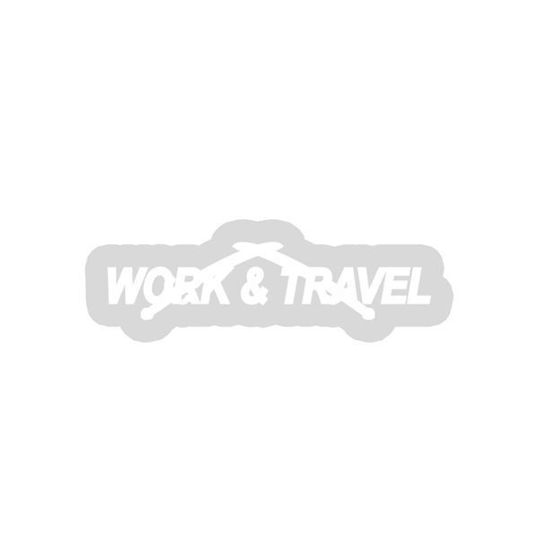 Наліпка Work&Travel автомобіль PSDinfo біла S v.1 990315080111 фото