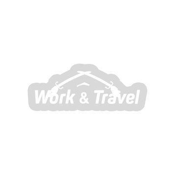 Наліпка Work&Travel автомобіль PSDinfo біла M v.1 990315080112 фото
