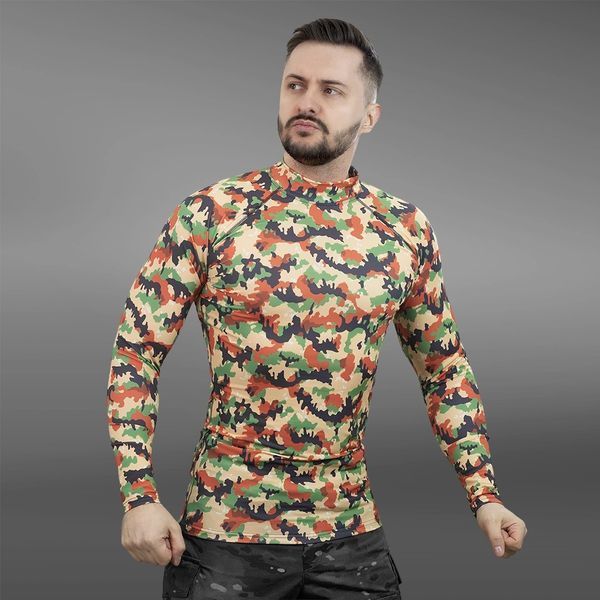 Мужской Рашгард GIG Military. Alpenflage Camo M