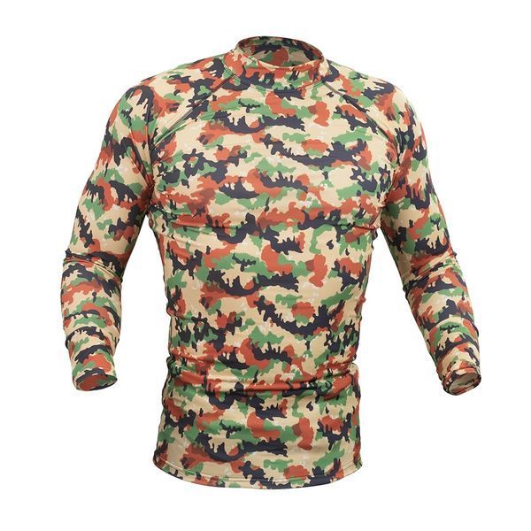 Мужской Рашгард GIG Military. Alpenflage Camo M