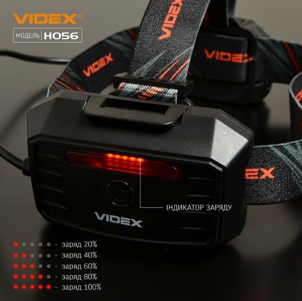 Налобный светодиодный фонарик VIDEX VLF-H056 1400Lm 6500K
