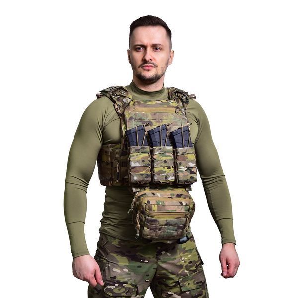Мужской Рашгард GIG Military A.I.R. Ranger Green XL