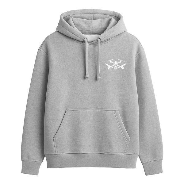 Худі Death from the Sky. Сірий 2XL