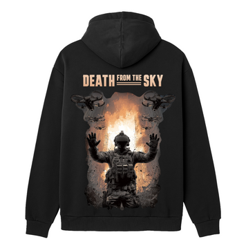 Худи Death from the Sky. Черный S