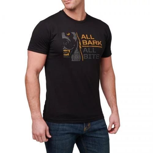 Футболка з малюнком "5.11 Tactical All Bark Zoom" Black L