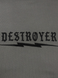 Худи oversize "Destroyer" серый М