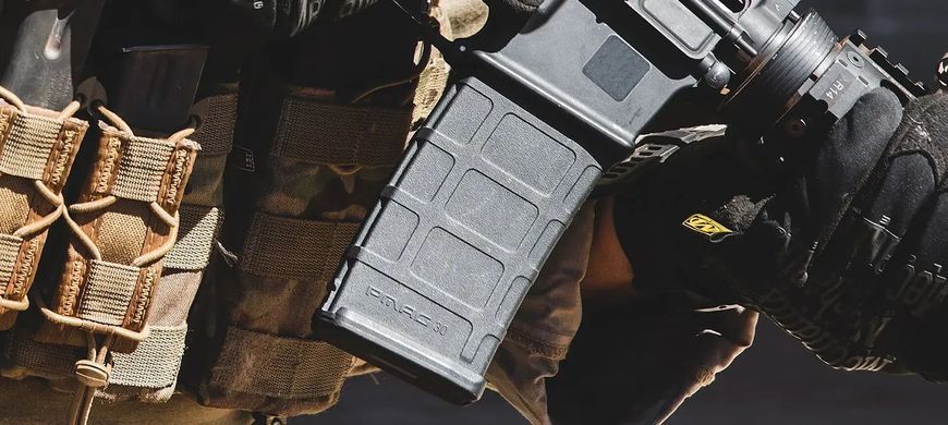 Магазин Magpul черный PMAG 30 AR/M4 GEN M2 MOE, 5.56x45 Black