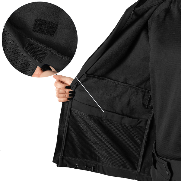 Женская куртка Pani SoftShell Черная 3XL