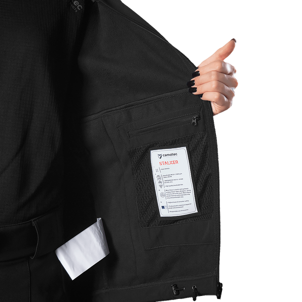 Женская куртка Pani SoftShell Черная 3XL