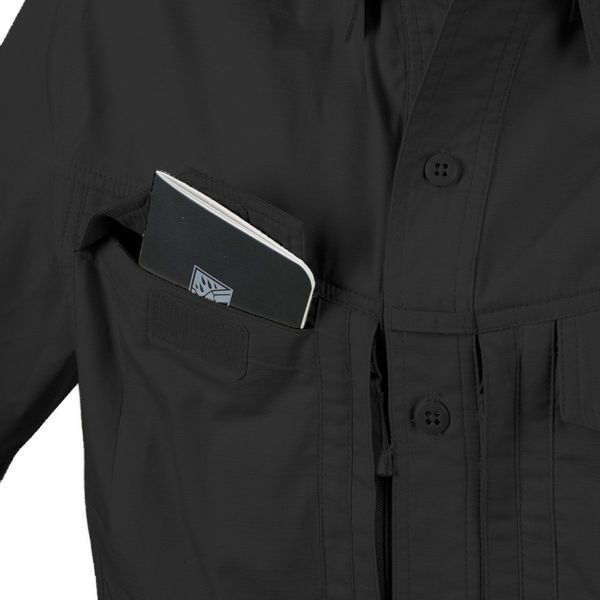 Сорочка Helikon Defender Mk2 PolyCotton Ripstop Long Sleeve - Black XX-L
