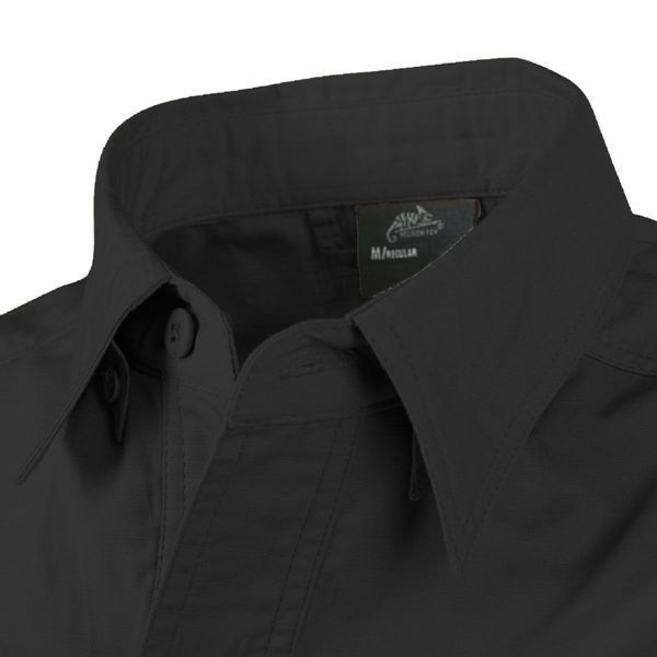 Сорочка Helikon Defender Mk2 PolyCotton Ripstop Long Sleeve - Black XX-L