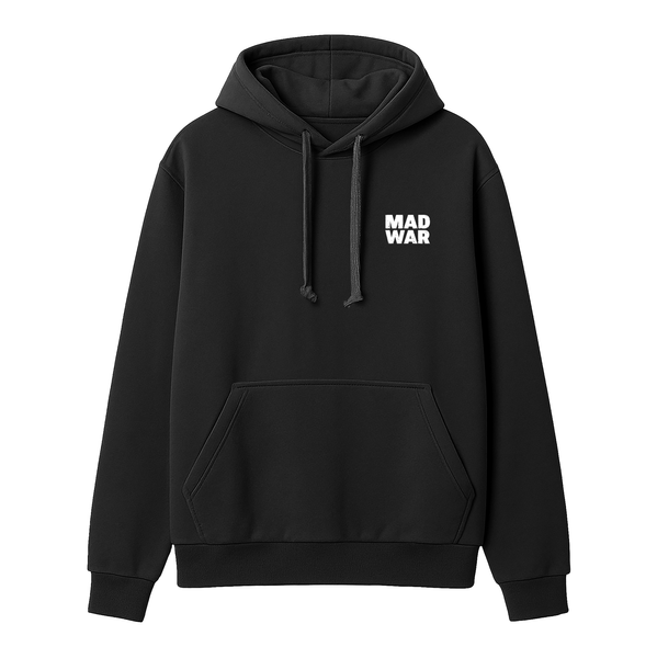 Худи MAD WAR #3. Черный XL