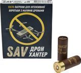 Патрон ТАХО Дрон Хантер SAV кол. 12/70 дробь №5 (3 мм) навеска 36г