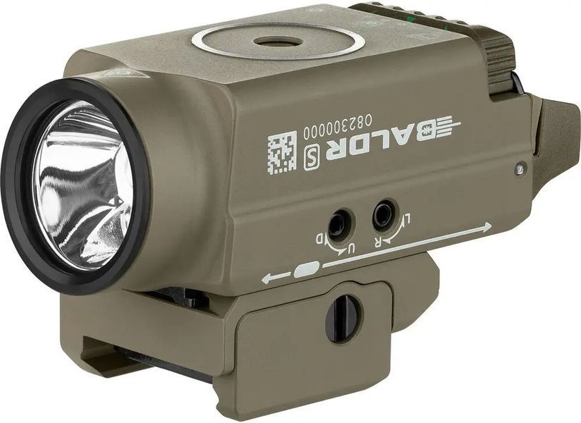 Ліхтар з ЛЦВ Olight Baldr S Green Laser Flat Dark Earth