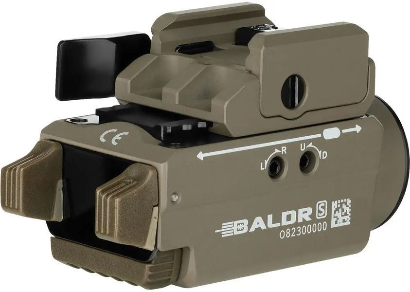 Ліхтар з ЛЦВ Olight Baldr S Green Laser Flat Dark Earth