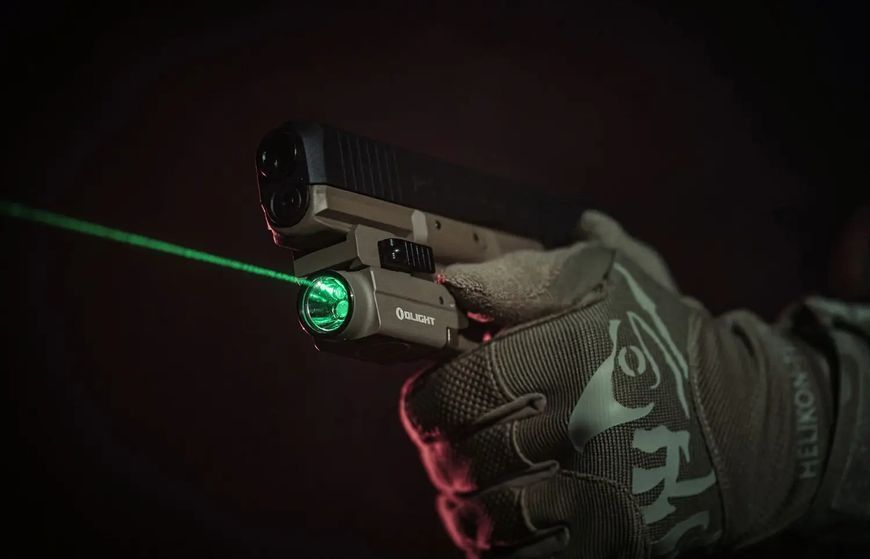 Ліхтар з ЛЦВ Olight Baldr S Green Laser Flat Dark Earth