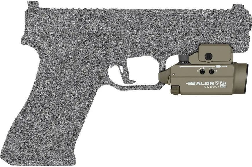 Ліхтар з ЛЦВ Olight Baldr S Green Laser Flat Dark Earth