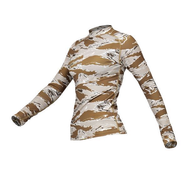 Жіночий Рашгард GIG Military. Tiger Stripes Desert 3XL