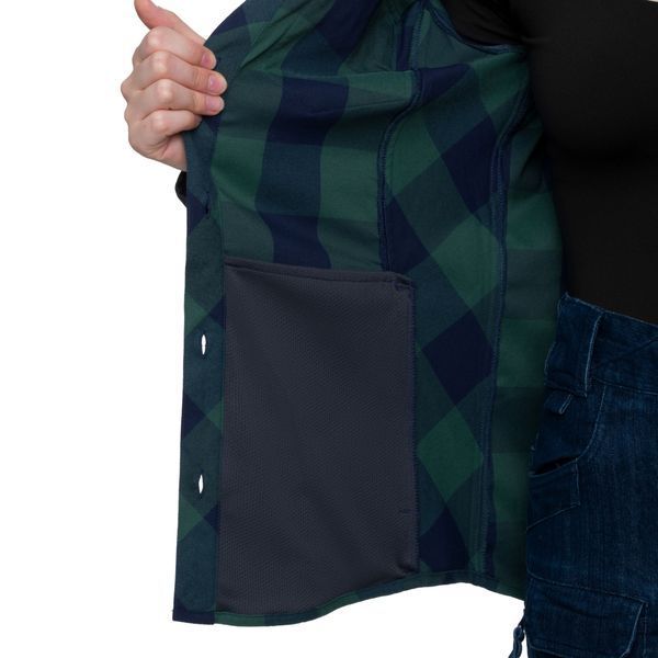 Сорочка жіноча Helikon Marigold - Moss Green Checkered (Small-Regular)