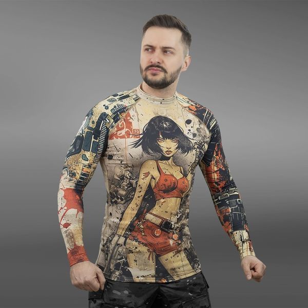 Чоловічий Рашгард GIG Military. Anime L