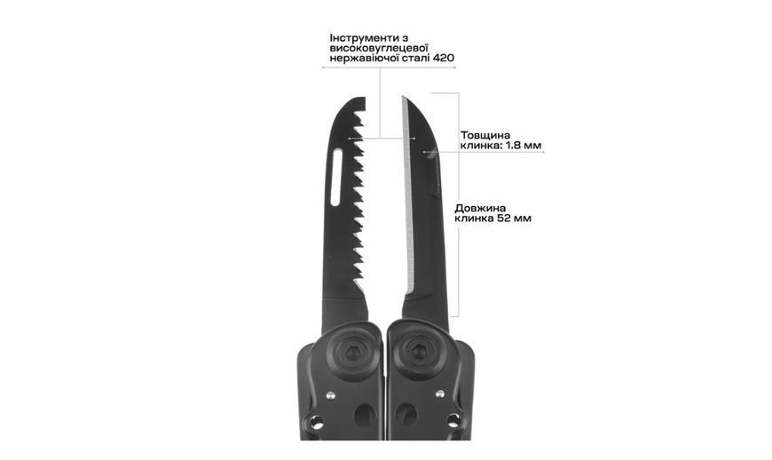 Мультитул Active Tactic II Tool Black