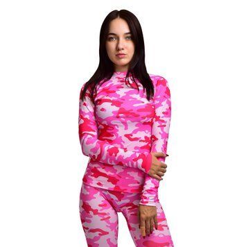Жіночий Рашгард GIG Military. Рожевий мультикам 2XL