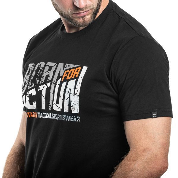 Футболка Pentagon Ageron "Born For Action" чорна X-Large