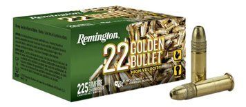 Патрон Remington Golden Bullet High Velocity кал .22 LR куля HP маса 36 гр (2.3 г)