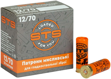 Патрон STS кал. 12/70 картеч 8 мм (9 шт) 27 г